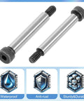Heavy Duty Alloy Steel Hex Socket Shoulder Bolts 1-1/2 Inch Shoulder Length and 1/4 Inch Shoulder Diameter 10-24 Thread 5 Pack