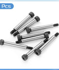 Heavy Duty Alloy Steel Hex Socket Shoulder Bolts 1-1/2 Inch Shoulder Length and 1/4 Inch Shoulder Diameter 10-24 Thread 5 Pack