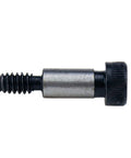 Side view of Six Pack Alloy Steel Shoulder Bolts from S SYDIEN with quarter inch shoulder diameter and half inch shoulder length ten to twenty four UNC threads.