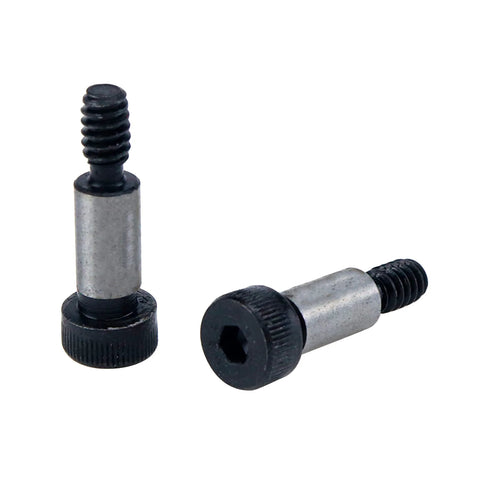 Two Six Pack Alloy Steel Shoulder Bolts From S SYDIEN With Quarter Inch Shoulder Diameter And Half Inch Shoulder Length Ten To Twenty Four UNC Threads.