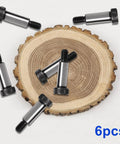 Heavy Duty Alloy Steel Hex Socket Head Shoulder Screws Set Of 6 Pcs With 3/8 Shoulder Diameter And 5/8 Shoulder Length 5/16-18 UNC