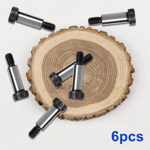Heavy Duty Alloy Steel Hex Socket Head Shoulder Screws Set Of 6 Pcs With 3/8 Shoulder Diameter And 5/8 Shoulder Length 5/16-18 UNC