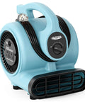 Powerful 600 CFM Air Mover Blower Fan for Industrial, Workshop and Home Use, 3 speeds, shown from front view