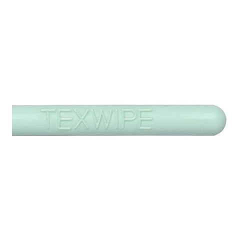 Close-up of Texwipe handle on Alpha Polyester Cleanroom Swab With Long Handle For Surface Sampling And Cleaning Validation In Lab Settings