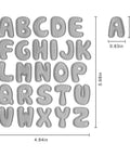 Alphabet Cutting Dies Set 26 Capital Letters For Card Making And Scrapbooking Die Cuts For Embossing Stencils And DIY Crafts