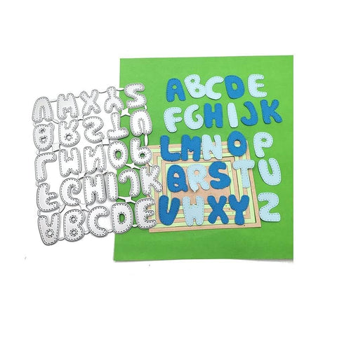 Alphabet Cutting Dies Set 26 Capital Letters For Card Making And Scrapbooking Die Cuts For Embossing Stencils And DIY Crafts
