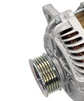 12V 90A Alternator Replacement For Subaru Impreza Forester 2004 2005 2006 2007 2008 2009 2010 With Five Groove Pulley Clockwise Rotation Bolt In Compatible With Saab Nine Two X 2006 High Output Auto Part Ready To Roll, close-up view