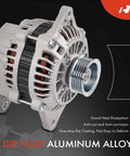 Alternator Replacement For Subaru Impreza 2001 To 2005 2.0L 2.2L 2.5L And Saab 92X 2005 2.0L 12V 75A With 5 Groove Pulley And Clockwise Rotation