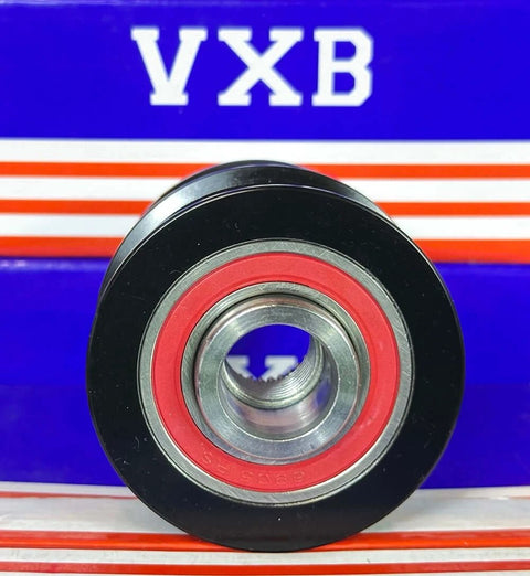 GN1510A352BA Alternator Clutch Pulley Bearing front view on colorful background