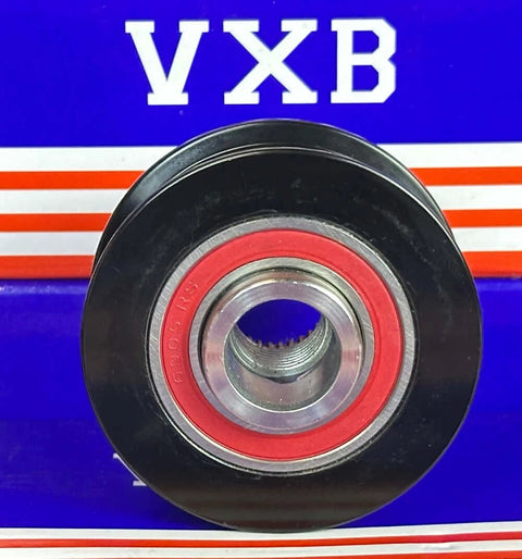 Front view of 4704090 Alternator Clutch Pulley for General Motors Buick/Lacrosse with VXB branding background