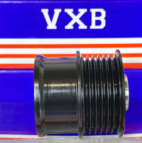 Side view of GN1510A352BA Alternator Clutch Pulley Bearing for Ford Focus 2019 2020 2021 on blue and red VXB box