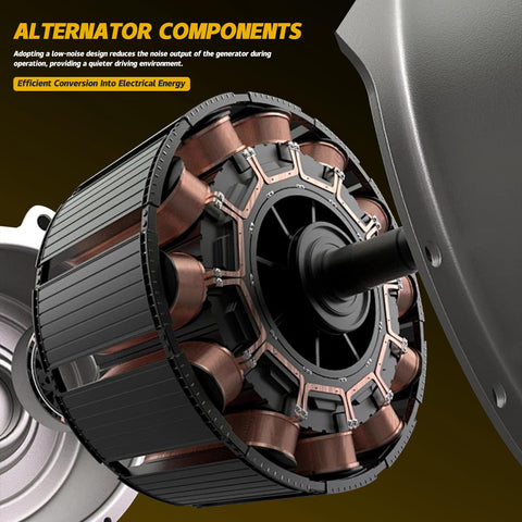 11570N 04801624AD Alternator Replacement For Dodge Avenger Grand Caravan 160A high-output interior components view