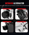 Premium 3.6L V6 Alternator Replacement for Chrysler Town and Country 2011 to 2016, Dodge Grand Caravan 2011 to 2020