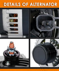 Details of alternator components for Beef Up Your Ride With This Durable Alternator Replacement For 2011 To 2020 Dodge Grand Caravan