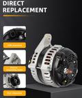 Alternator Replacement For Dodge Journey 3.5L 2009 2010 12V 150Amp S6 Pulley Direct Fit With OEM Part Numbers 290-5585