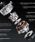 Exploded view of New Alternator Replacement For 3.6L V6 Engines Fitting Journey Grand Caravan Avenger Chrysler 200 Town And Country