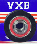 Close-up of 24107453 Alternator Freewheel Pulley w/Clutch, showcasing the metal and red accent against a branded background.
