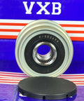 F-552699 Alternator Freewheel Pulley 5 Groove, 55.8 mm 535000510 front view with clutch detail