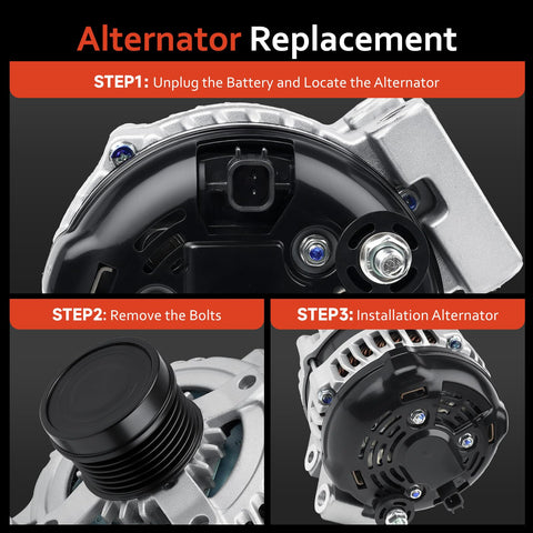 High Output 12V 160A Alternator Replacement For V6 3.6L Engines Fits Grand Caravan Journey Avenger Town And Country 200 Routan