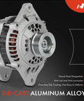 Alternator For Subaru Outback And Legacy 2000 To 2002 2.5L Automatic Transmission 12V 90A 5 Groove Pulley Clockwise Replacement
