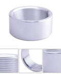 Aluminum 6061T6 2 Inch NPT Female Weld On Pipe Fitting Bung 2 Pack Durable Lightweight Corrosion Resistant For Fuel Equipment Plumbing Gas
