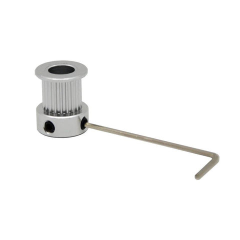 Aluminum 2GT Timing Pulleys Set 5 Pieces 20 Teeth 8mm Bore for 10mm Width 2GT Timing Belt Compatible with 3D Printers and CNC Machines Includes Allen Key