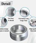 Detailed view of 4 Piece Intermediate Steering Shaft Bushings For Dodge Ram 1500 2003 To 2019 Aluminum 6061 Billet Sleeve
