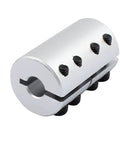 8Mm To 8Mm Shaft Coupling Aluminum Alloy 40mm Length 25mm Diameter Screw Clamp Joint For 3D Printer and CNC Machine