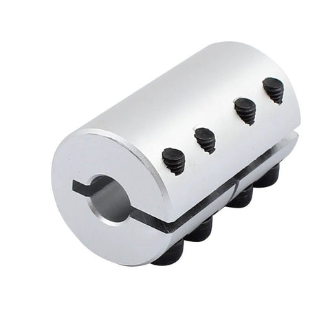 8Mm To 8Mm Shaft Coupling Aluminum Alloy 40mm Length 25mm Diameter Screw Clamp Joint For 3D Printer and CNC Machine