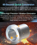 Close-up of Two Pack Five Eighths Inch To 12mm Adapter Sleeve Bearing Reducer Bushing for Mini Bike Axle showcasing aluminum alloy.
