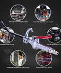 High Volume Air Blow Gun Aluminum Rubber Guard Air Flow Nozzle,Dust Cleaning Tool with various application images