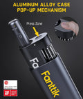 Cordless Rotary Tool Kit With 25,000 RPM NeoPulse Brushless Hollow Cup Motor in aluminum case with pop-up mechanism detail