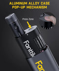 Cordless Rotary Tool Kit With Magnetic Motor And Revostor Hub 5 Speed Settings showing aluminum alloy case and pop-up mechanism