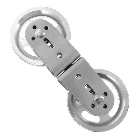 Aluminum Alloy Swivel Groove Pulley for Fitness Equipment Noiseless Wire Rope Lifting Accessory Strength Training Part
