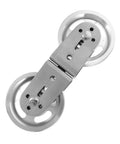 Aluminum Alloy Swivel Groove Pulley for Fitness Equipment Noiseless Wire Rope Lifting Accessory Strength Training Part