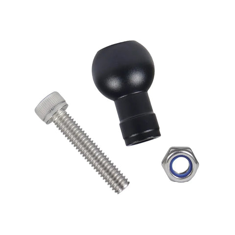 Aluminum 17mm Expanding Ball Head With M6 Screw For Tripod Selfie Handle Grip Stand Mount Converter, durable and lightweight.