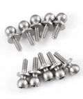 10Pcs Aluminum Alloy Ball Head Screws And Ball Studs Upgrade Parts For Losi 1/24 Micro B And 1/28 Micro T RC Car Buggy