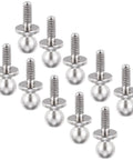 10Pcs Aluminum Alloy Ball Head Screws And Ball Studs Upgrade Parts For Losi 1/24 Micro B And 1/28 Micro T RC Car Buggy Durable Aluminum Alloy