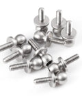 10Pcs Aluminum Alloy Ball Head Screws And Ball Studs Upgrade Parts For Losi 1/24 Micro B And 1/28 Micro T RC Car Buggy