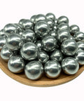 50 X .50 Cal Aluminum Balls for Self Defense and Target Practice, Reusable Hard 50 Caliber Ammo Projectiles Fit for T4E TR50/HDP50/HDR50/BP50 (Silver Color)