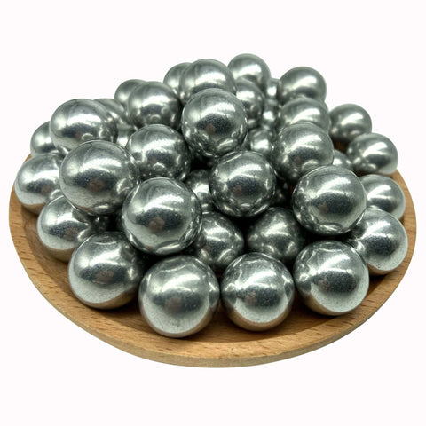 50 X .50 Cal Aluminum Balls for Self Defense and Target Practice, Reusable Hard 50 Caliber Ammo Projectiles Fit for T4E TR50/HDP50/HDR50/BP50 (Silver Color)