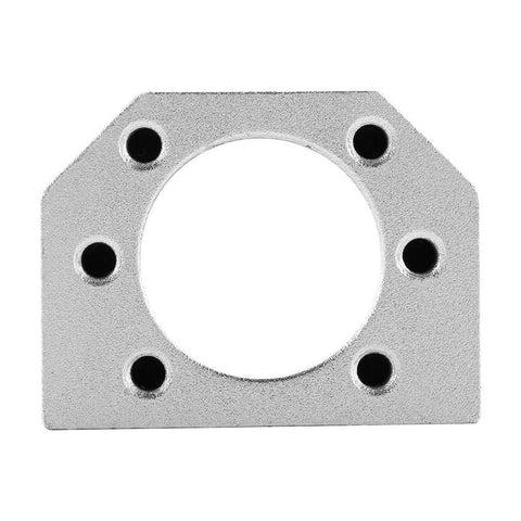 Front view of Three Piece Aluminum Ballscrew Nut Housing Seat Mount Bracket Set With 28mm Inner Diameter for CNC routers