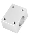 ✝️ Ballscrew nut housing seat mount bracket holder fit for sfu1204 ball screws, aluminum alloy, side view, CNC automation use