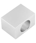 Ballscrew nut housing seat mount bracket holder fit for sfu1204 ball screws, aluminum alloy ball screw shown on white background