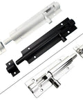 Two Pack 3 Inch Barrel Bolt Lock Heavy Duty Slide Latch For Doors Black Aluminum Alloy Security Lock Tough As Nails Built To Last