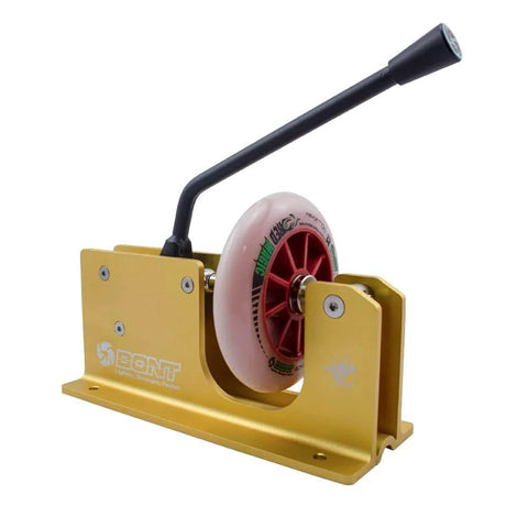 Aluminum Bearing Press Puller For 125mm Inline Skates And Scooters, Easy Bearings In And Out Tool With Gold Finish, 125mm wheel