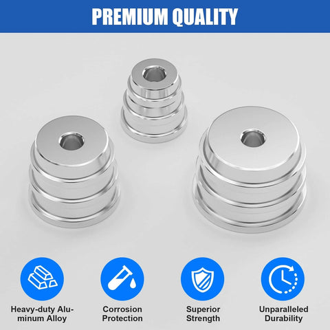 10pcs Bearing Race and Seal Driver Set with aluminum alloy disks and driver handle displayed, highlighting premium quality features.