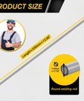 Aluminum Brazing Rods Set Of Fifty No Flux Required Low Melt Welding Rods showing 13-inch length and 1/16-inch diameter size