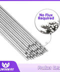 50 Pack One Sixteenth Inch By Thirteen Inch Aluminum Brazing Rods For Propane Torch Welding And Aluminum Repair Flux Core