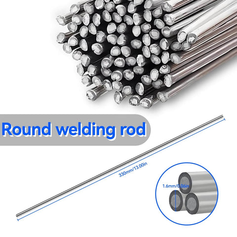 Aluminum Brazing Rods 50 Pack Low Melt Aluminum Welding Rods 716 To 752 Degrees Fahrenheit Flux Core No Flux Required